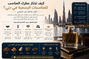 كيف تختار عطرك المناسب للمناسبات الرسمية في دبي؟ دليل شامل من تجربتي