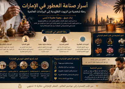 أسرار صناعة العطور في الإمارات: رحلة شخصية من الزيوت التقليدية إلى البراندات العالمية